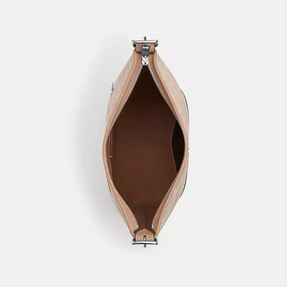 NWT Bundle Coach CBH20 Jude Duffle & CW778 Long Wallet Gold/Sand/Chalk - Picture 11 of 13